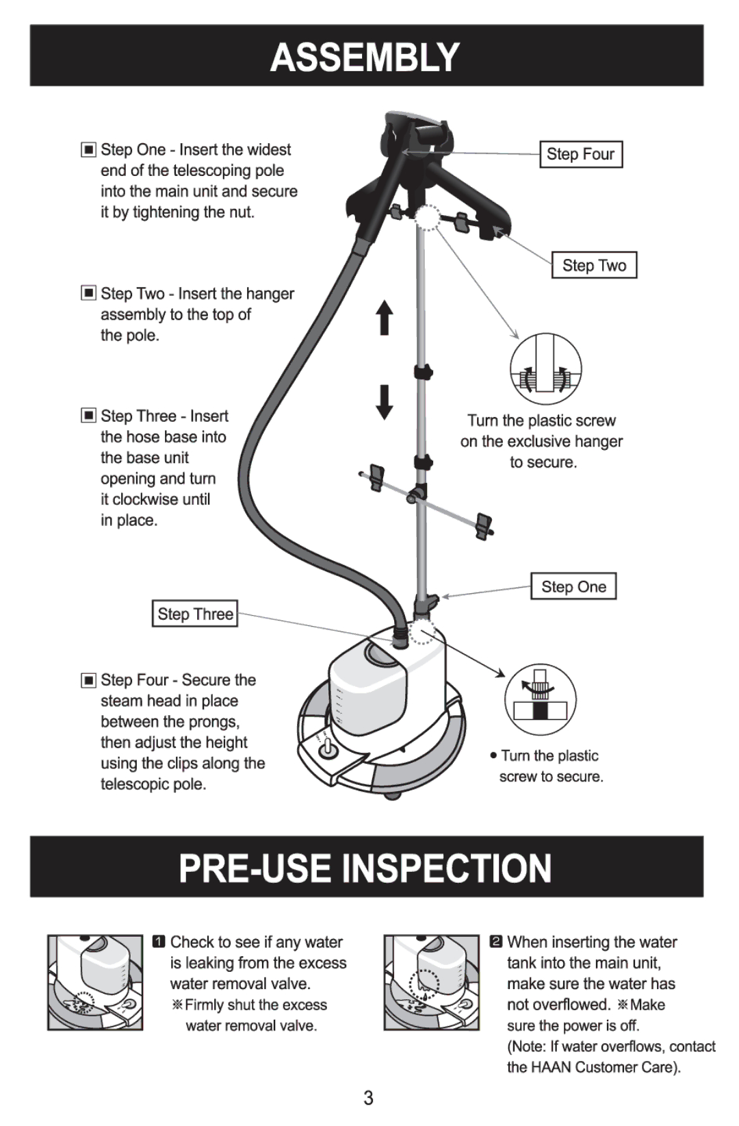 Haan GS-20 manual 