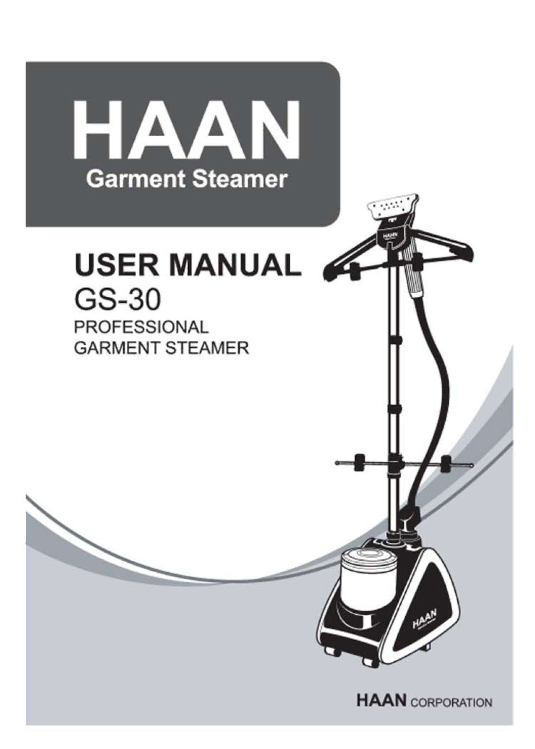 Haan GS-30 manual 