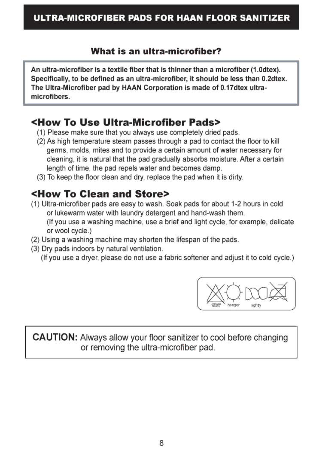 Haan MS-30 manual 