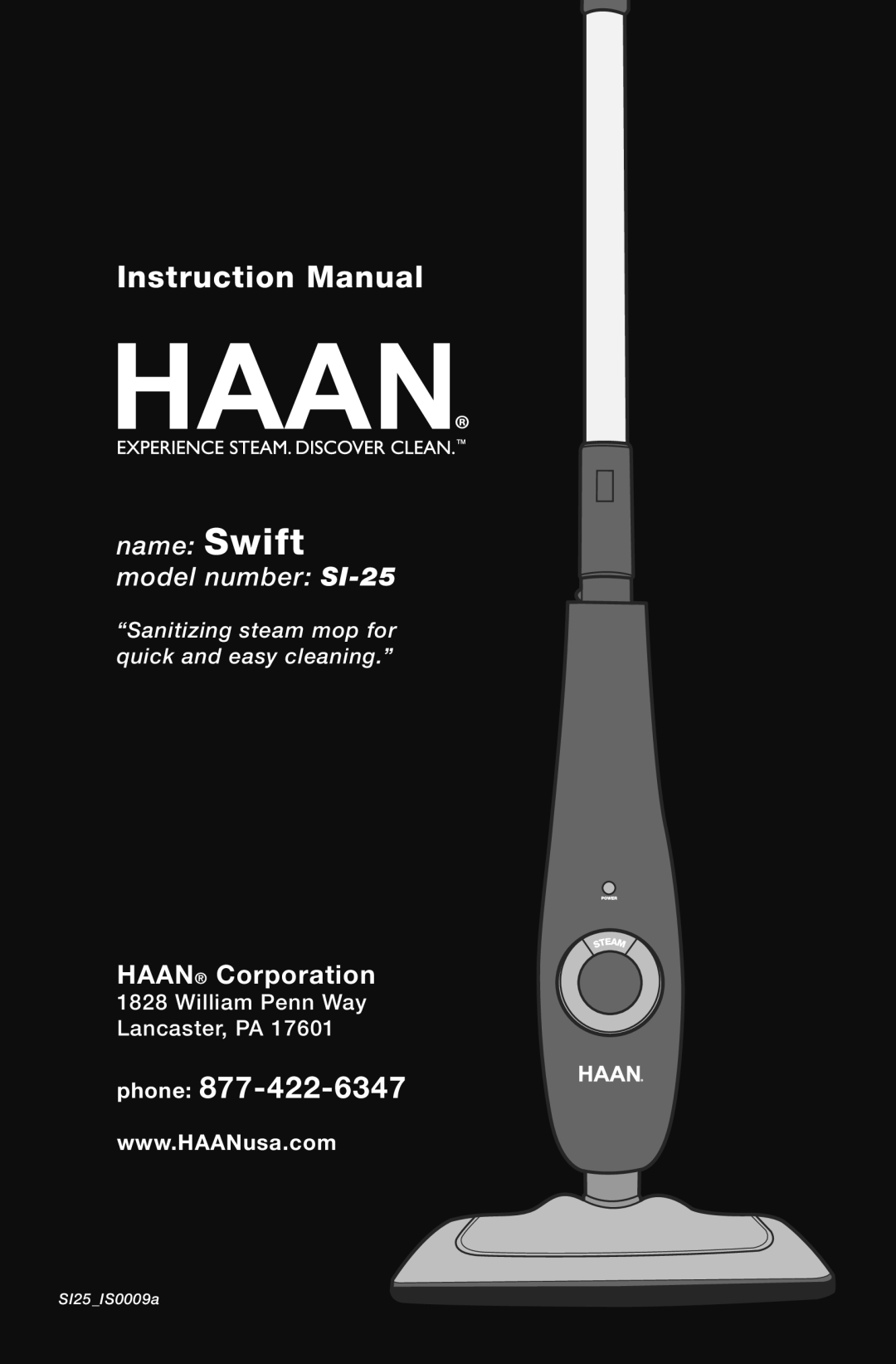 Haan SI-25 instruction manual Phone, Haan Corporation 