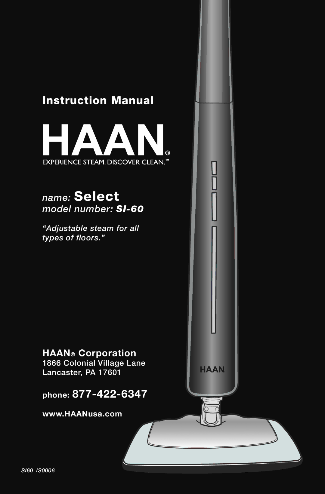 Haan SI-60 instruction manual Phone, Haan Corporation 