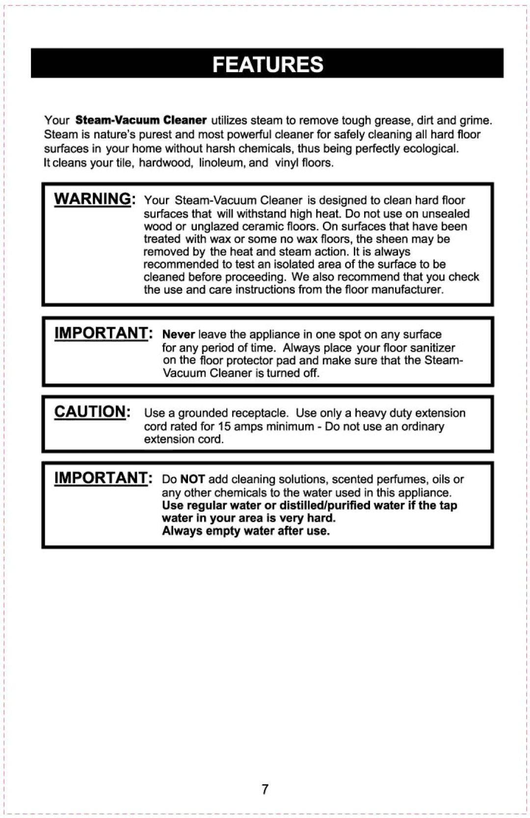 Haan SV-60 manual 