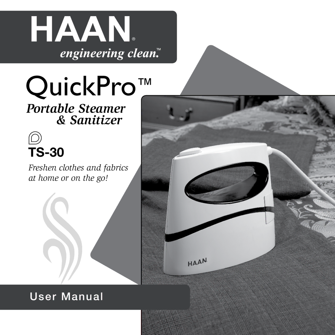 Haan TS-30 user manual QuickPro 