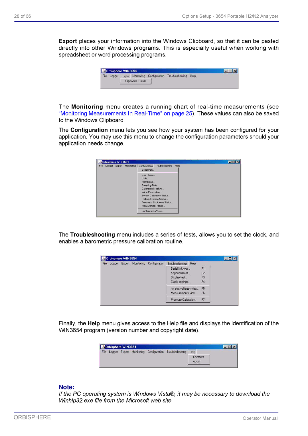 Hach manual Options Setup 3654 Portable H2/N2 Analyzer 