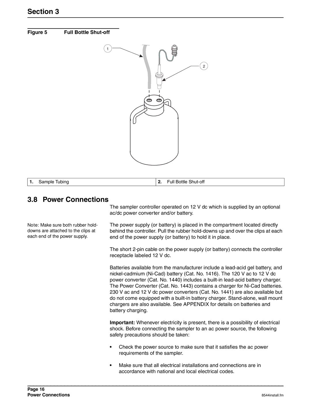 Hach 900 manual Power Connections 