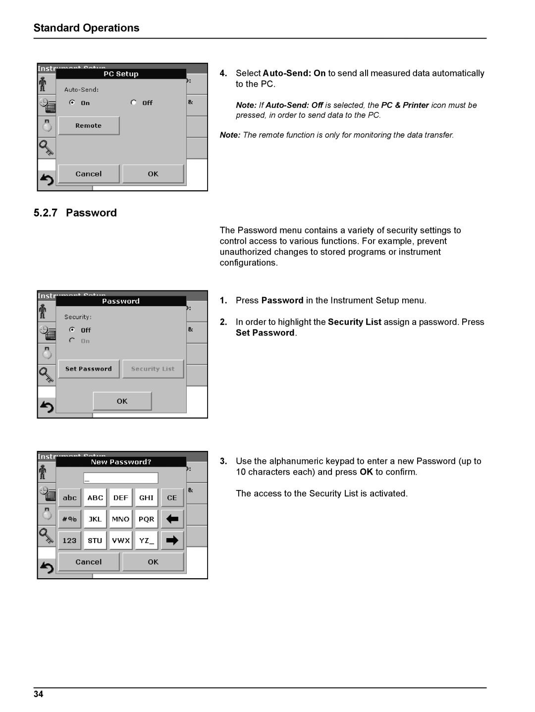 Hach DR 2800 user manual Password 