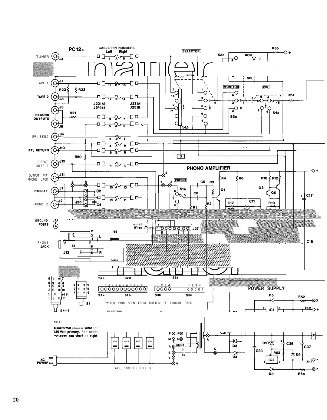 Hafler DH-110 manual Power Supply 