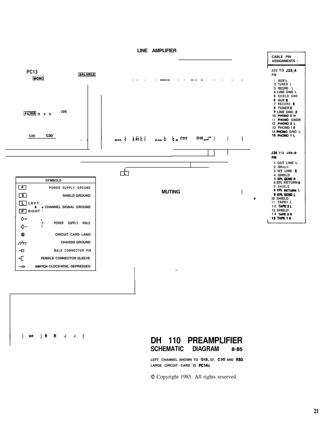 Hafler DH-110 manual I5L 