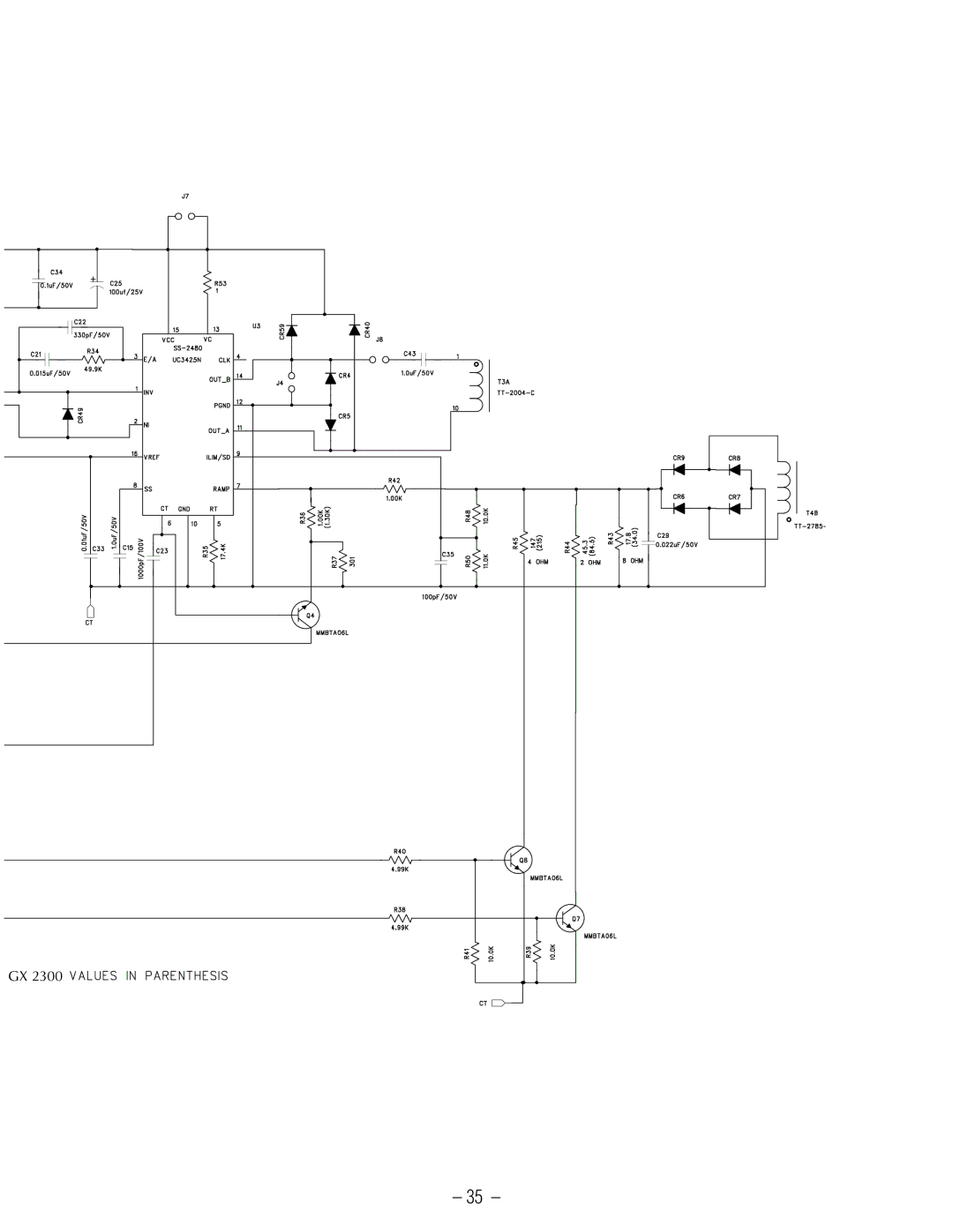 Hafler GX2300CE, GX2600CE manual 