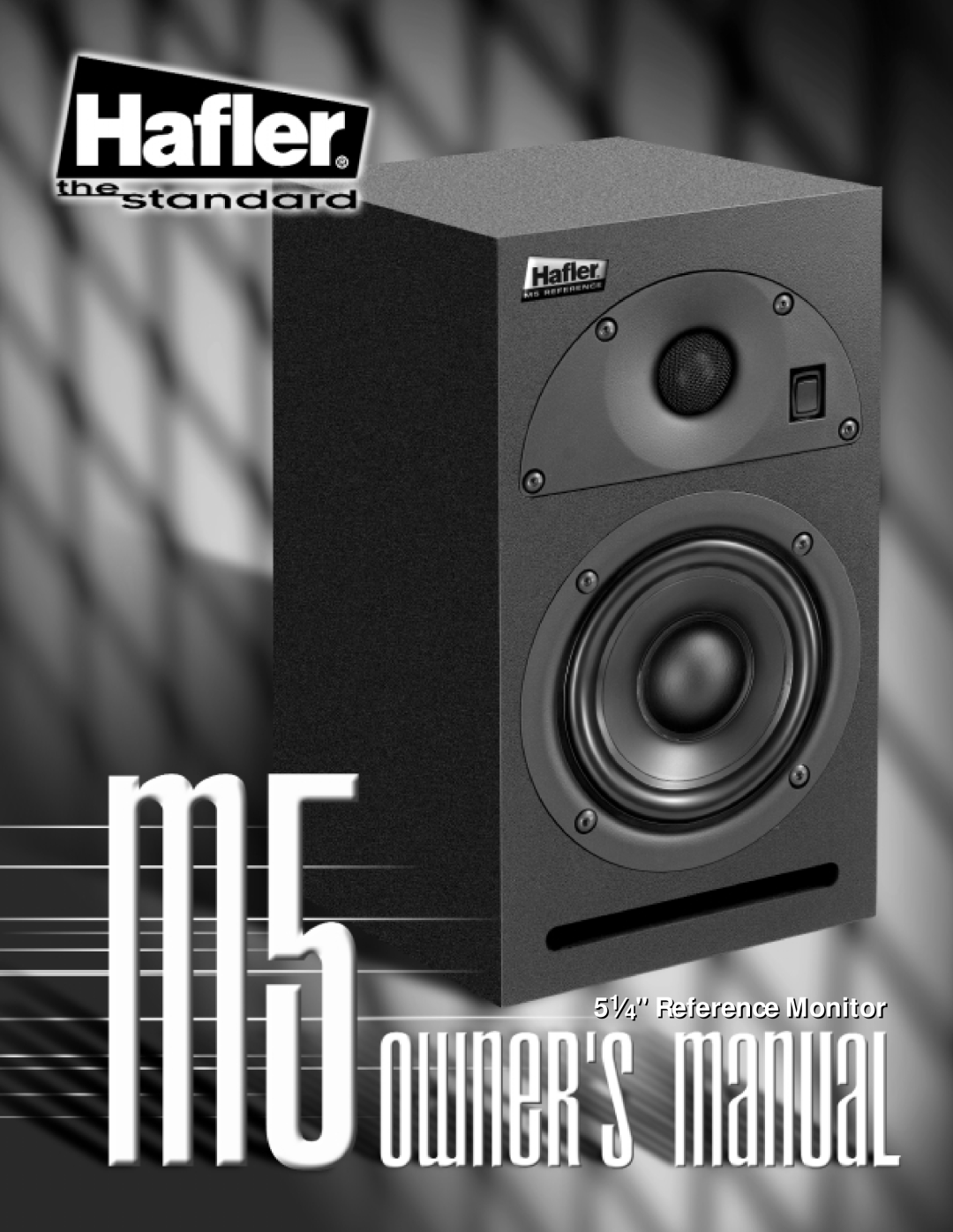 Hafler M5 manual 51⁄4 Reference Monitor 