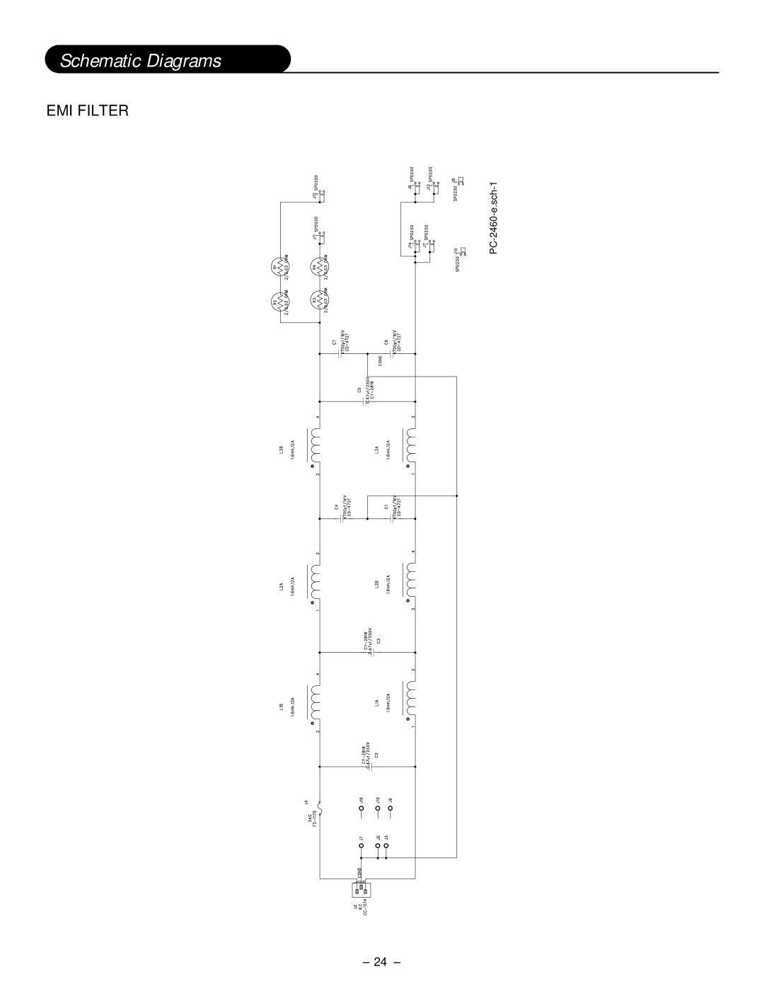 Hafler SR2300, SR2600 owner manual Schematic Diagrams 