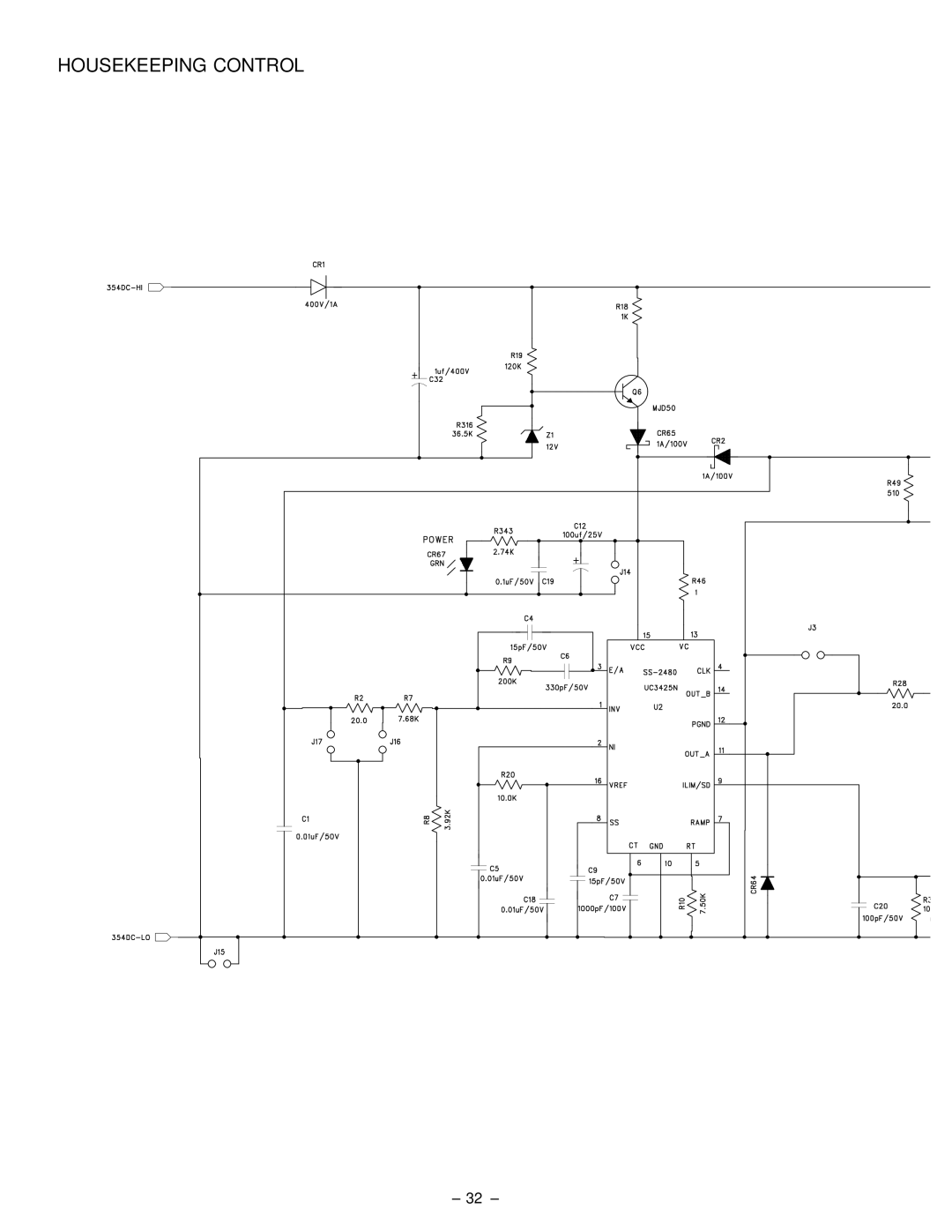 Hafler SR2300, SR2600 owner manual Housekeeping Control 