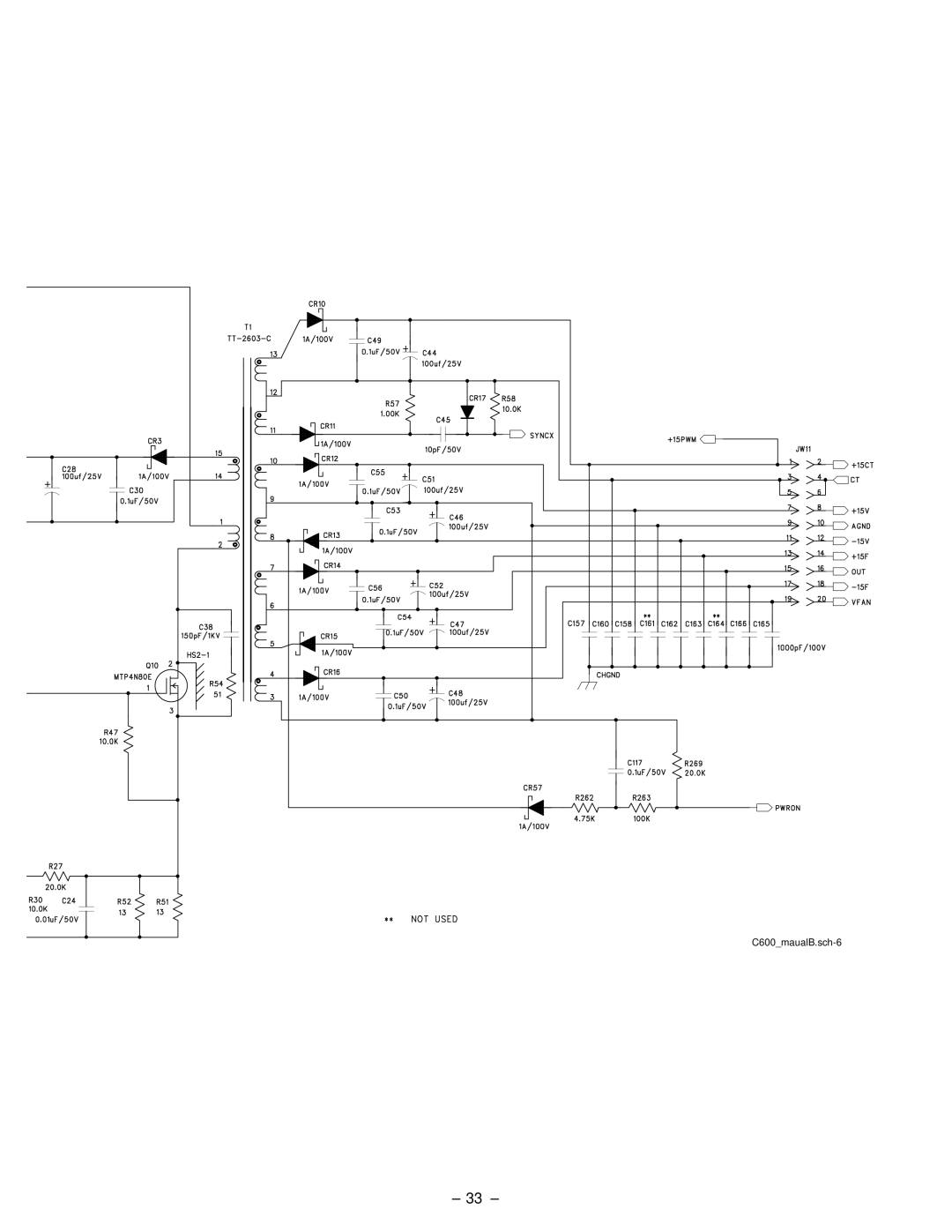 Hafler SR2600, SR2300 owner manual C600maualB.sch-6 