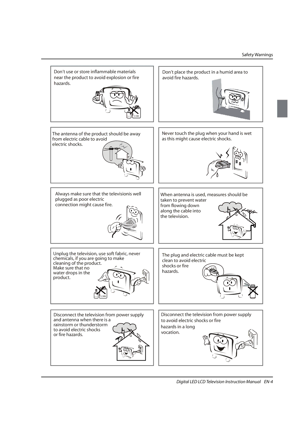 Haier 0090504932V manual Safety Warnings 