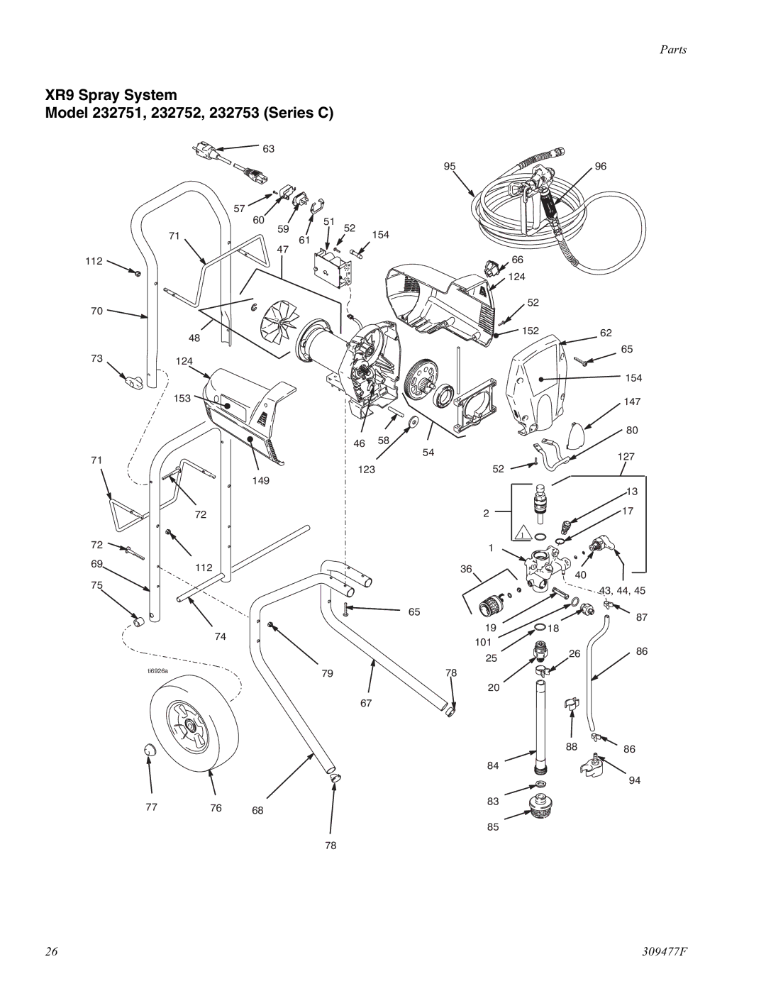 Haier 232738 specifications XR9 Spray System Model 232751, 232752, 232753 Series C 