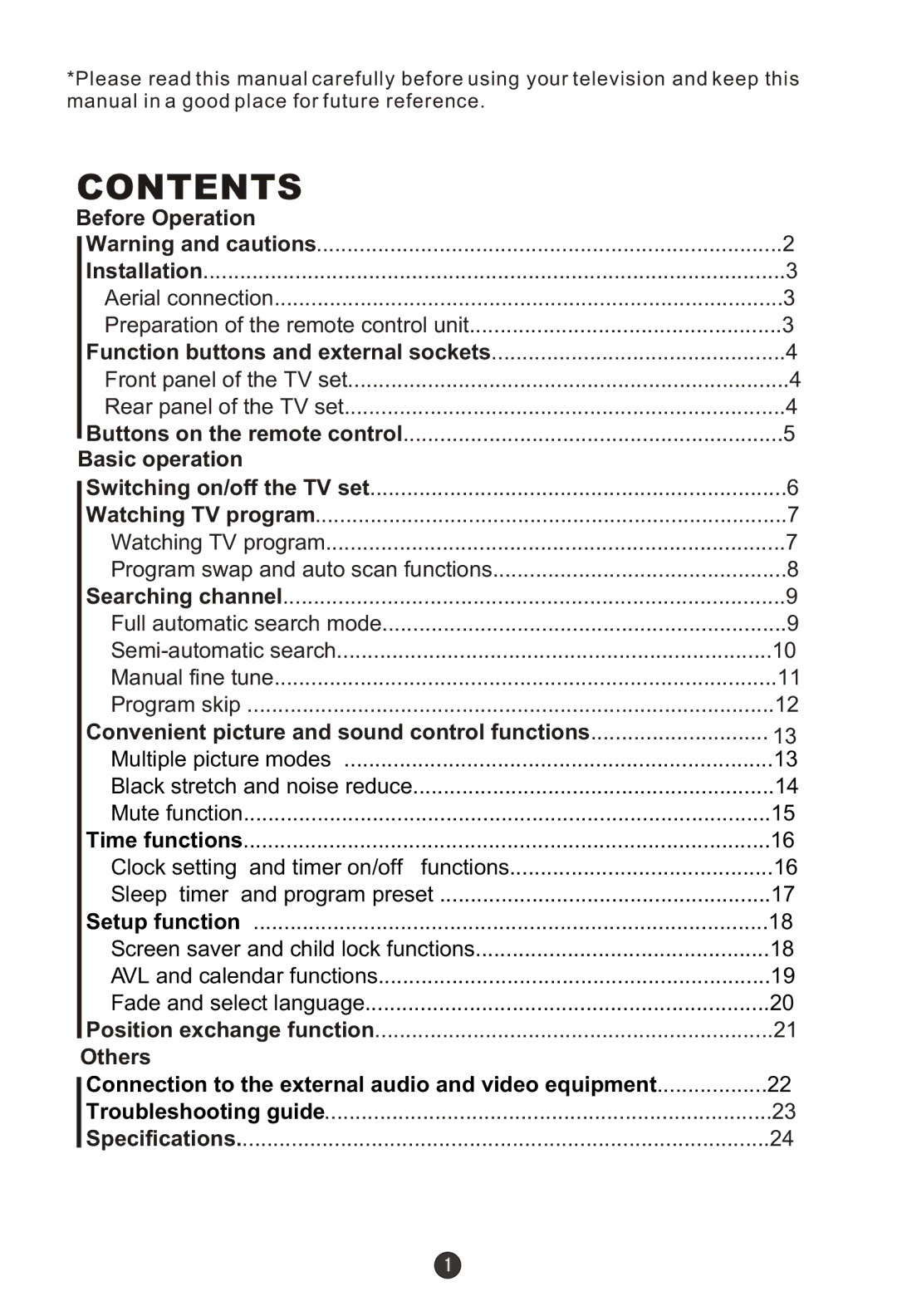 Haier 29T9D-P, 29F9D-P owner manual Contents 