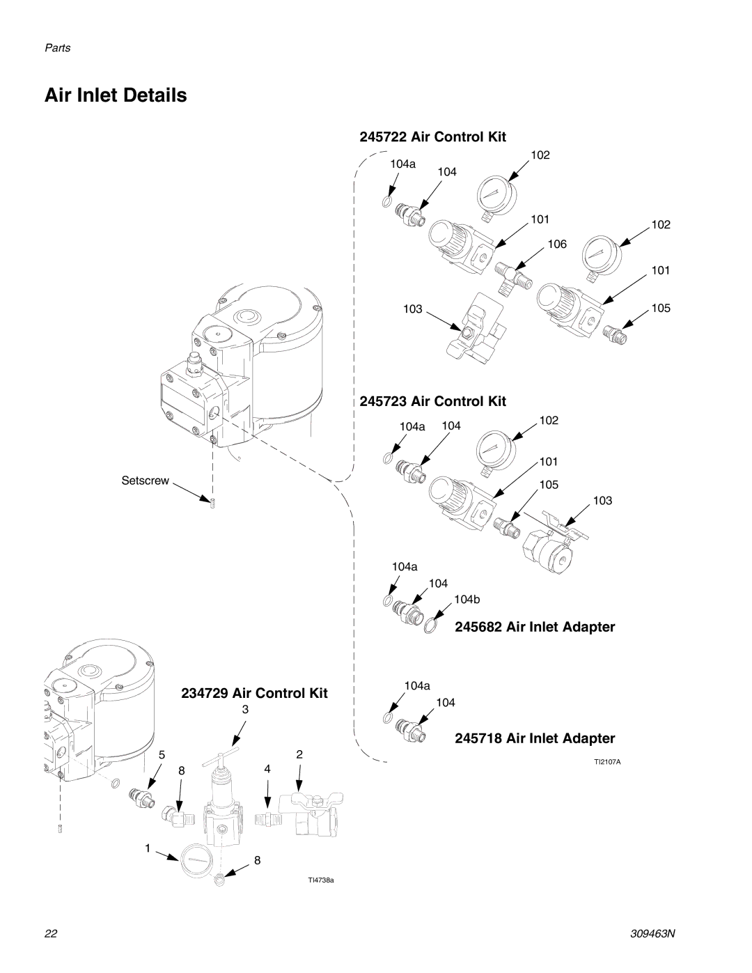 Haier 309463N important safety instructions Air Inlet Details 