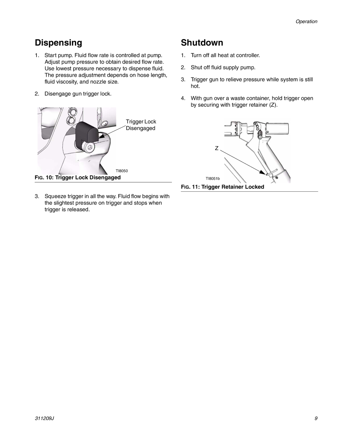 Haier 311209J important safety instructions Dispensing, Shutdown 