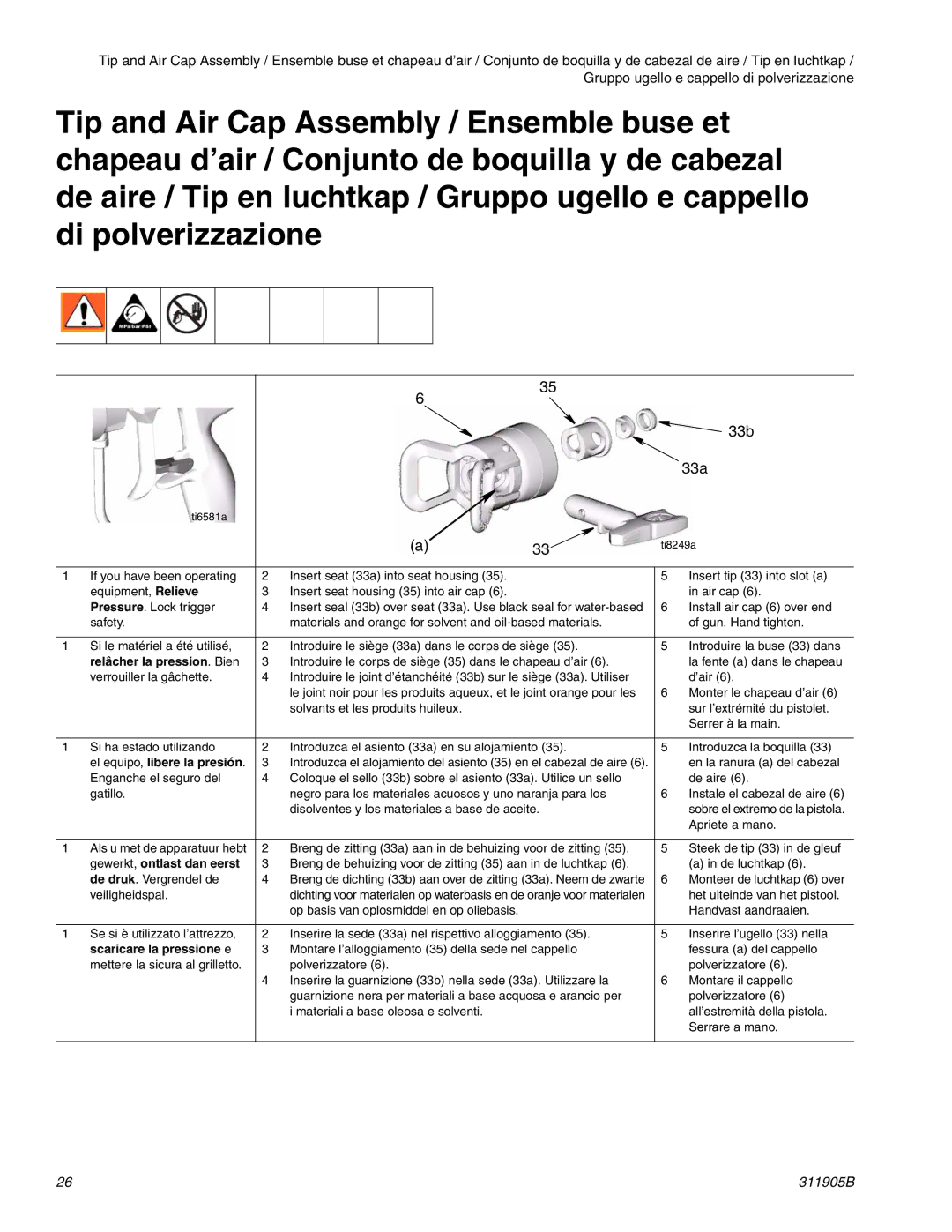 Haier 390 important safety instructions 33b 