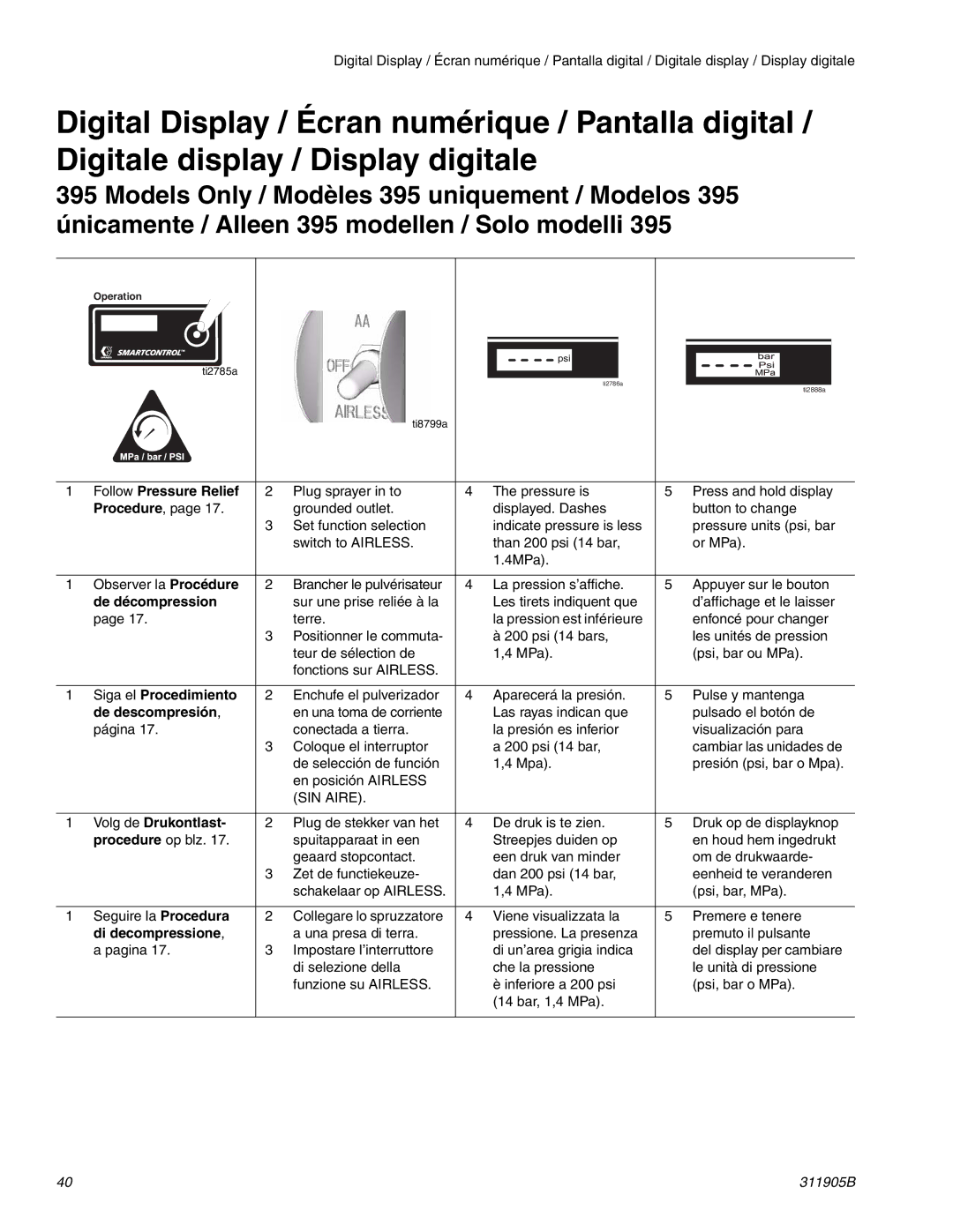 Haier 390 important safety instructions Siga el Procedimiento 