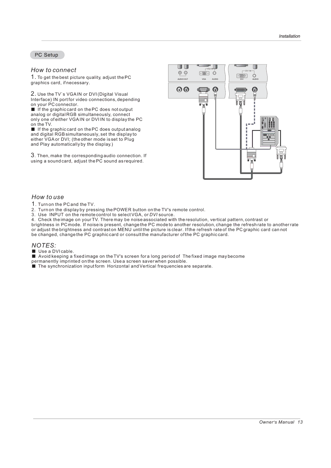 Haier 42EP24STV owner manual How to connect 