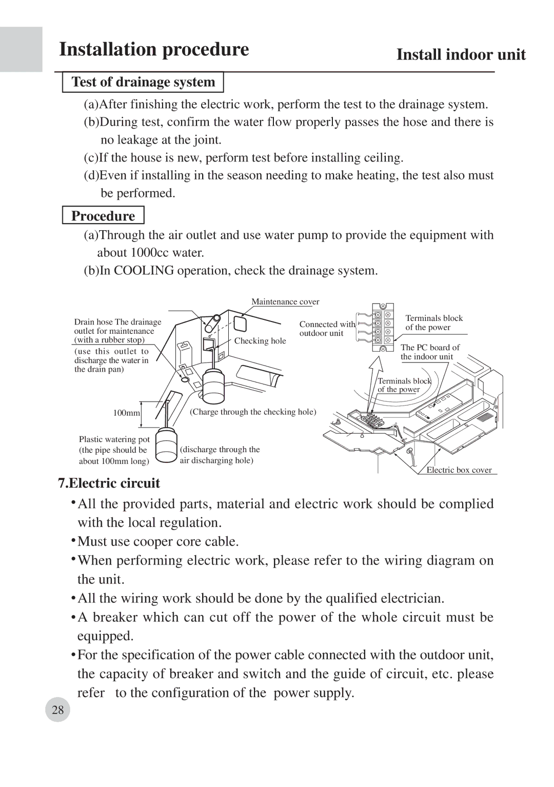 Haier AB422BCBAA manual Installation procedure 