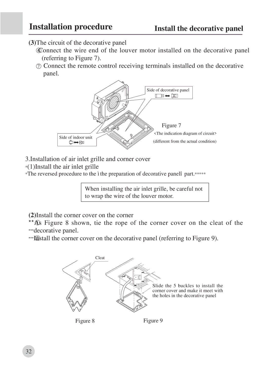 Haier AB422BCBAA manual Cleat 