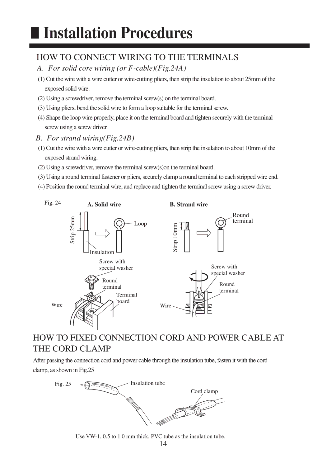 Haier AC182XCERA, AC142XCERA operation manual HOW to Connect Wiring to the Terminals 