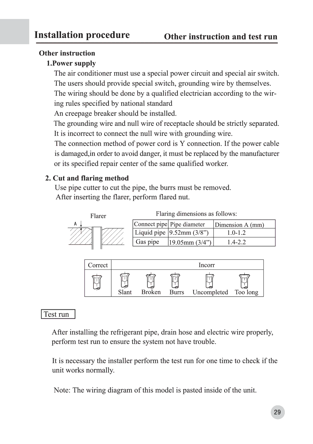 Haier AD422BMBAA manual 