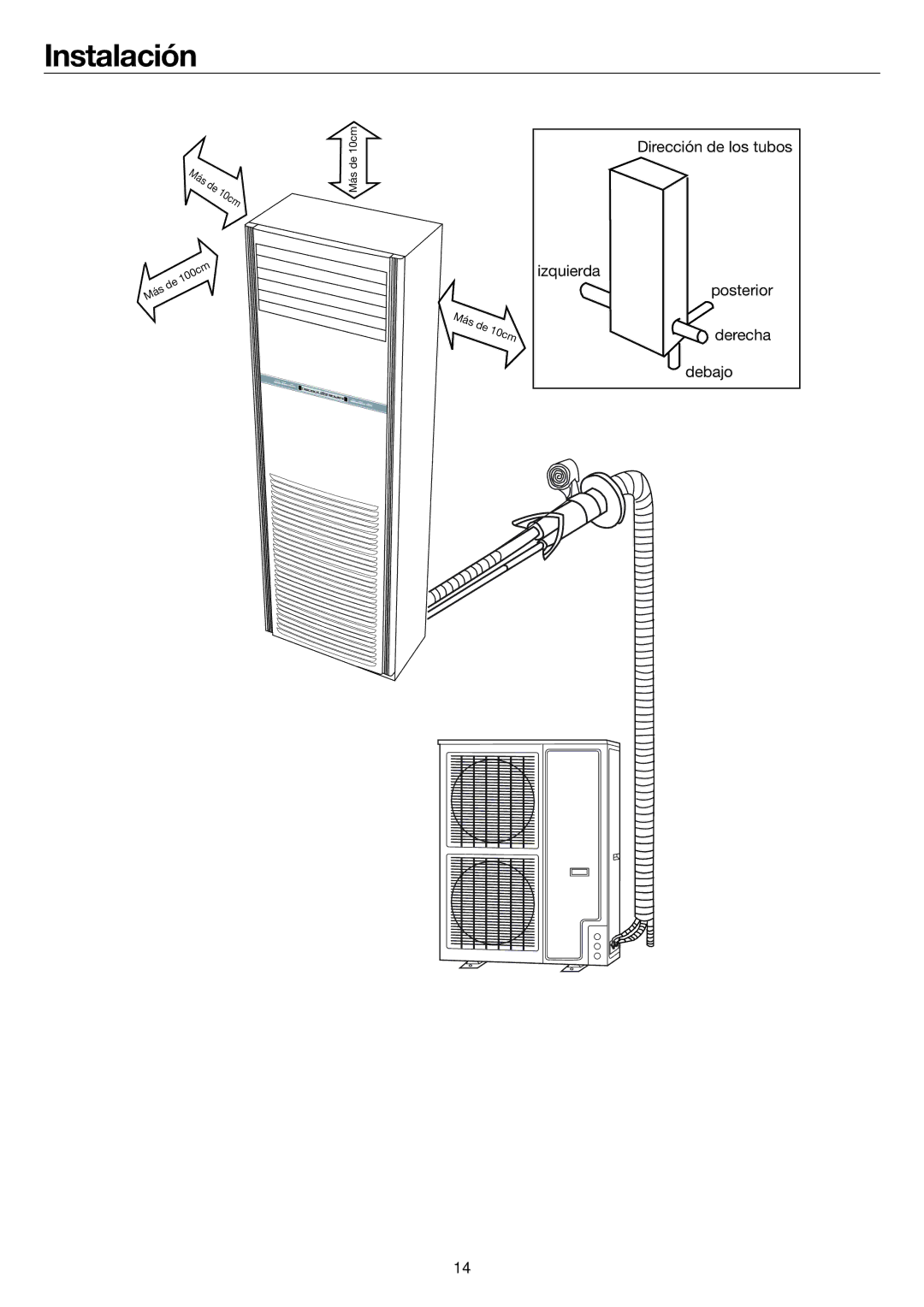 Haier AP48KS1ERA, AP48DS1ERA, AP60KS1ERA operation manual Instalación 