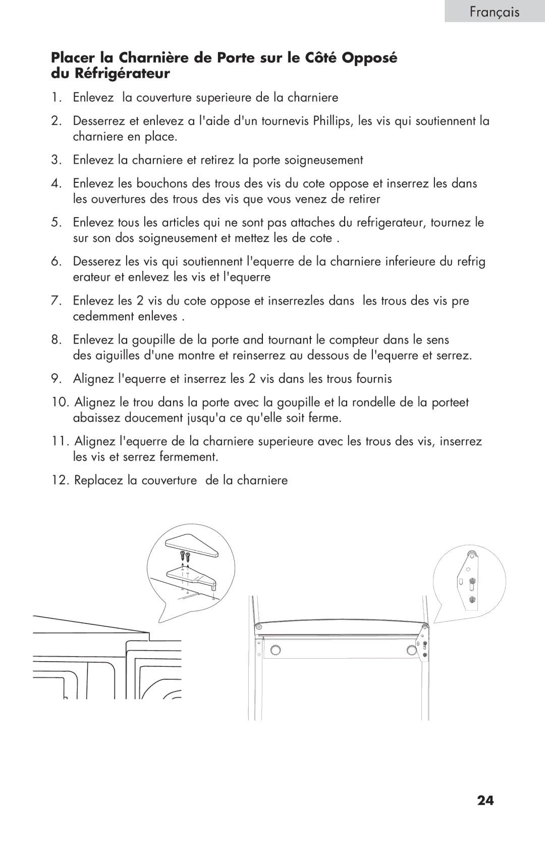 Haier HNSE032, COMPACT REFRIGERATOR manual Français 