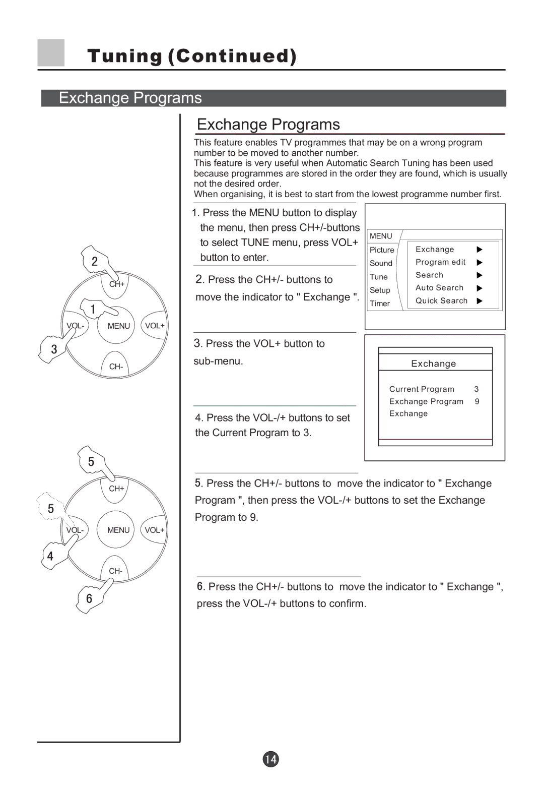 Haier D29FA9, D29FA9-A, D29FA9-AK, D34FA9, D34FA9-A, D34FA9-AK owner manual Exchange Programs 