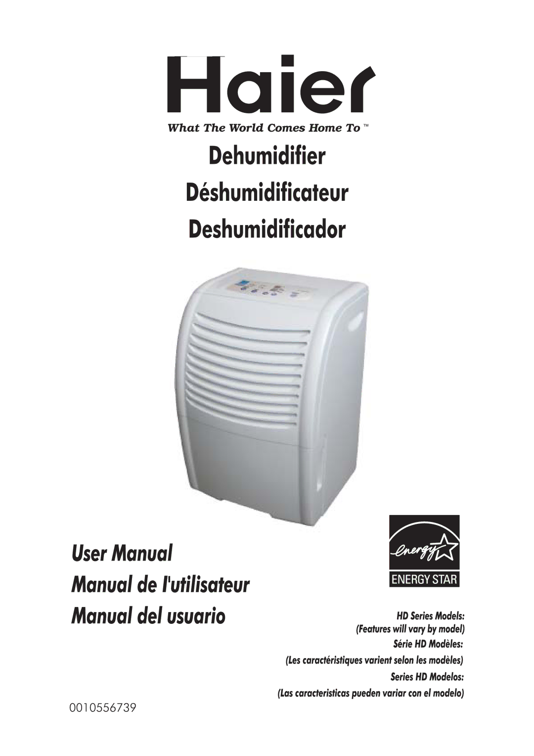 Haier Dehumidifier manual 