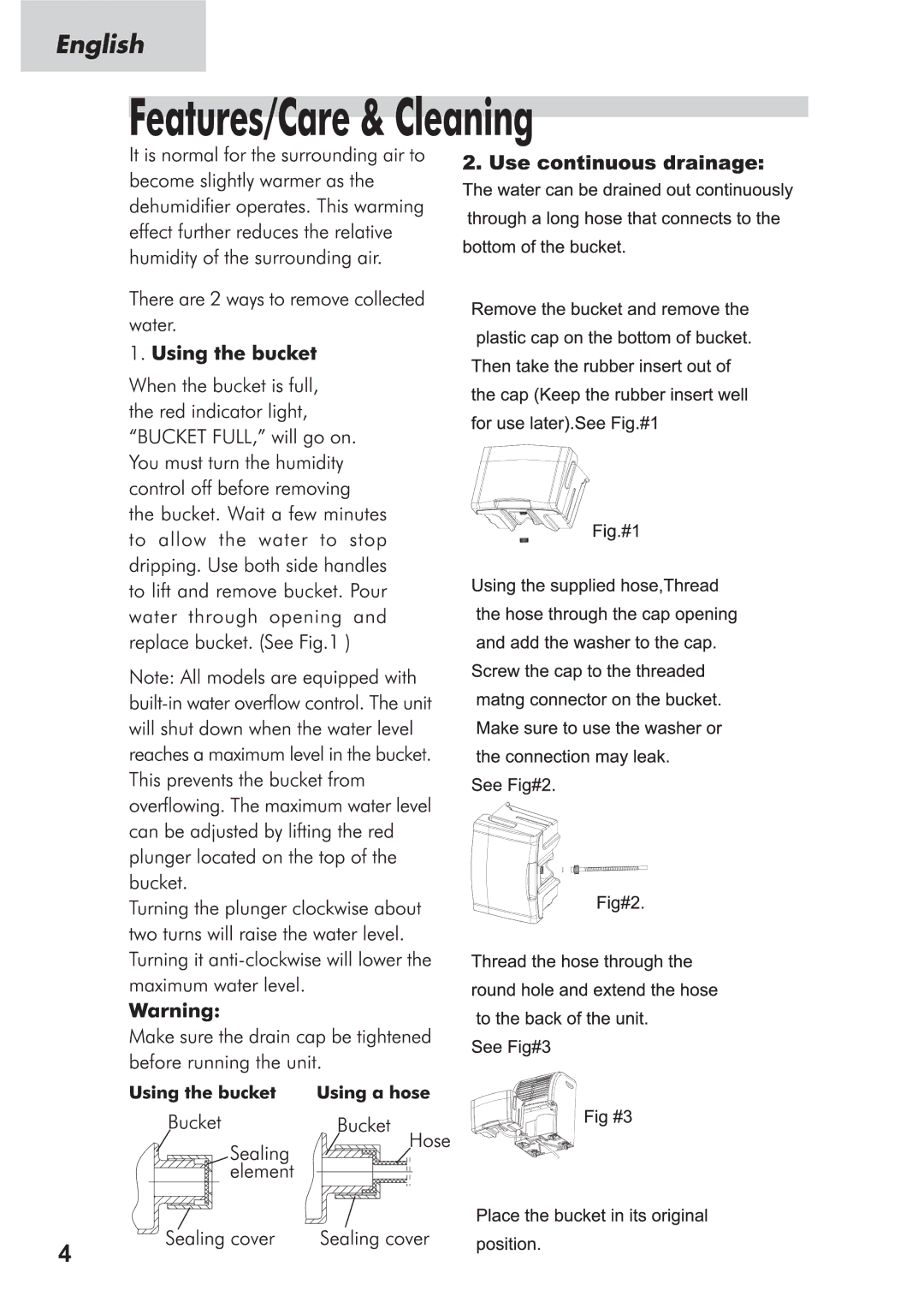 Haier Dehumidifier manual 