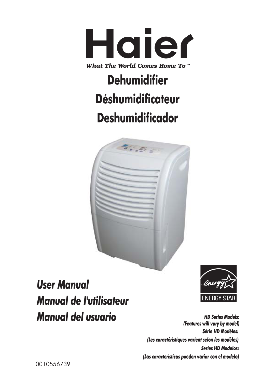 Haier Dehumidifier manual 