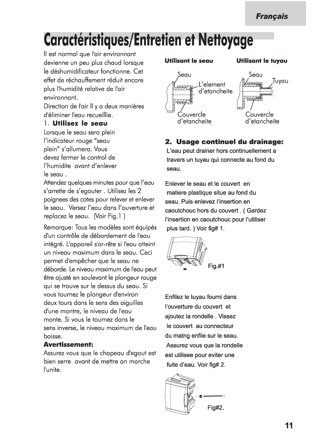 Haier Dehumidifier manual 