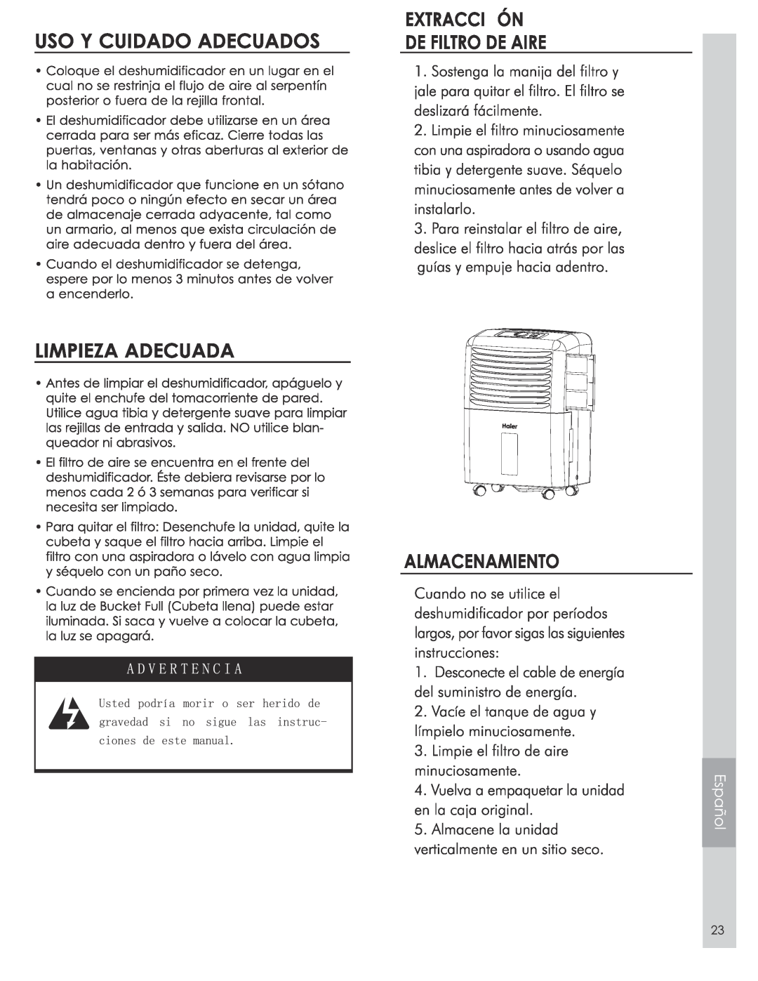 Haier DM32M-T, DM32M-L manual 