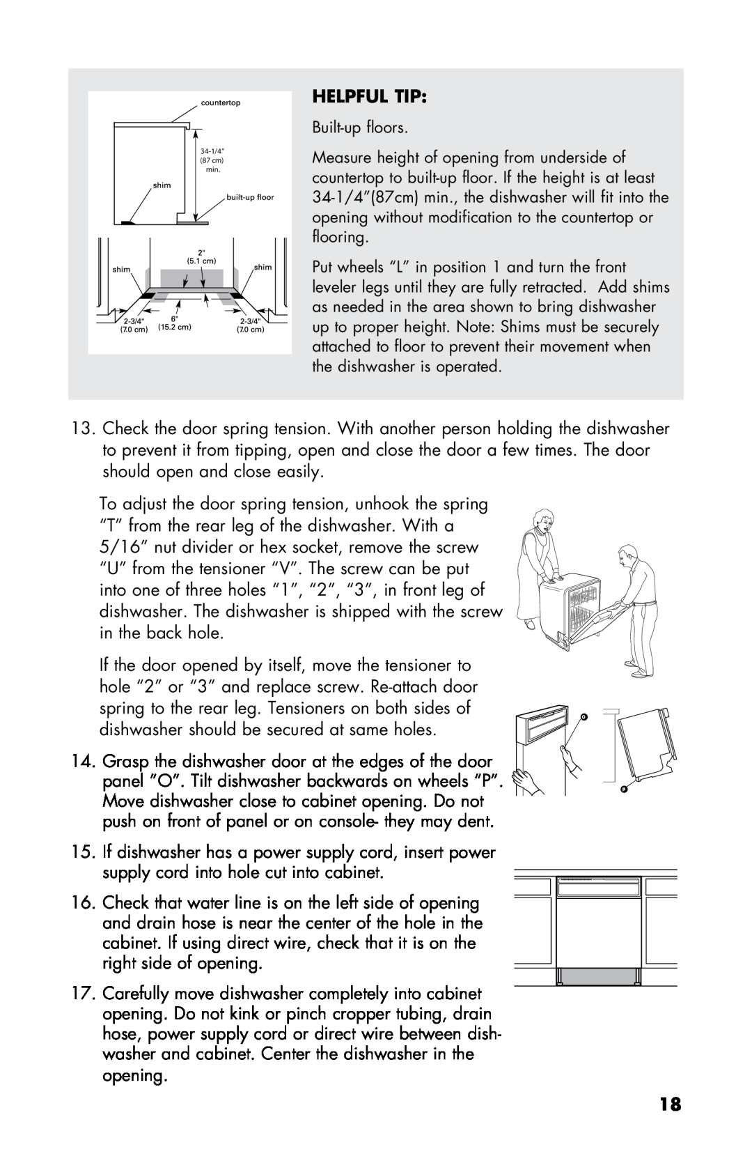 Haier DW-7777-01 manual Helpful Tip 