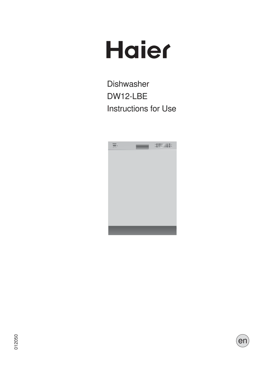 Haier DW12-LBE manual 012050 