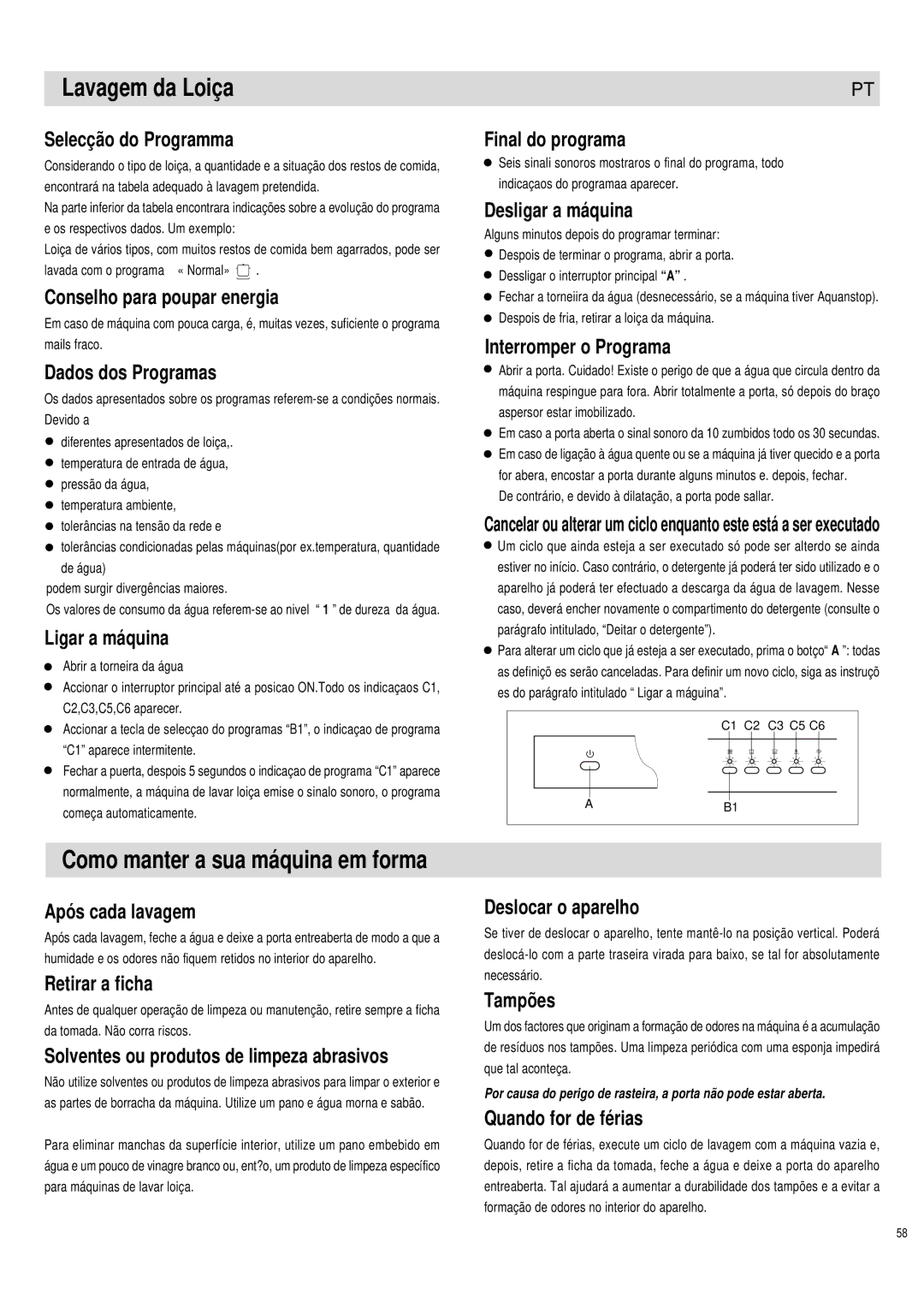 Haier DW12-PFE1 S, DW12-PFE1 ME manual Lavagem da Loiça, Como manter a sua máquina em forma 