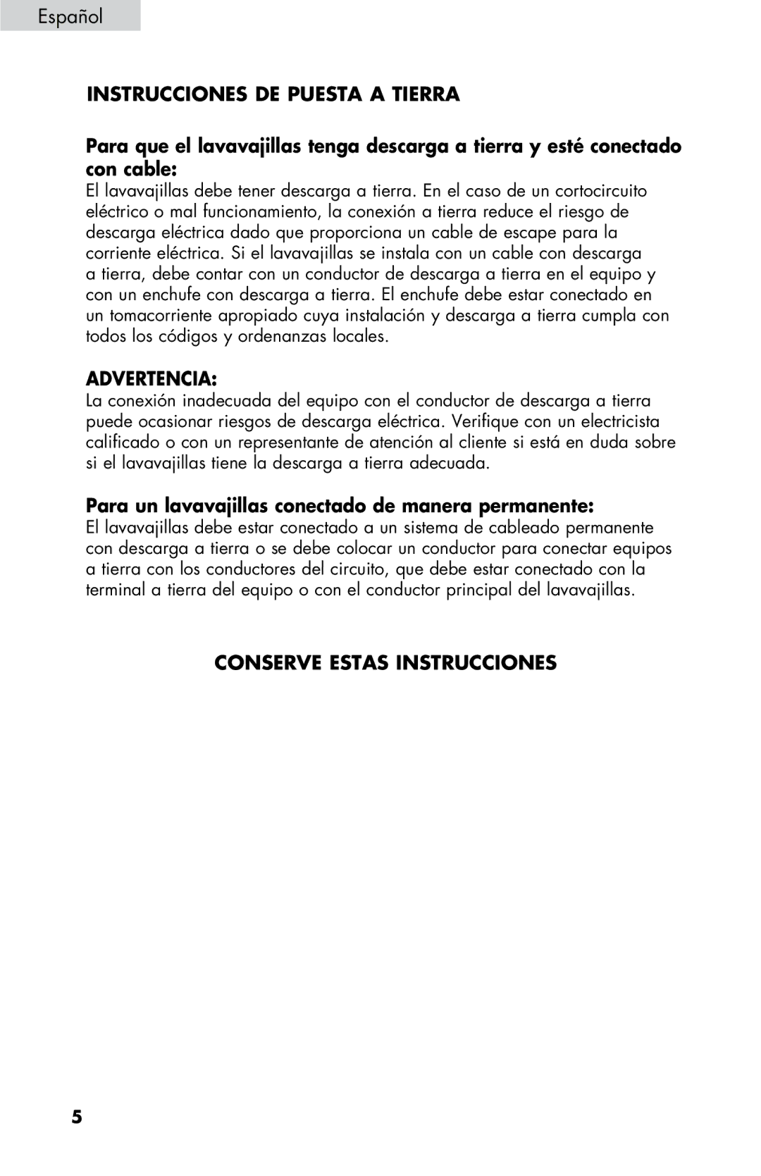 Haier DWL3525, DWL7075, DWL4035, DWL2825, DWL3225 user manual Conserve Estas Instrucciones 