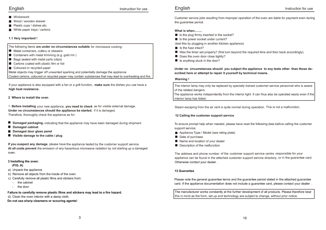 Haier EB-2080EGV owner manual Where to install the oven, What is when, Calling the customer support service 