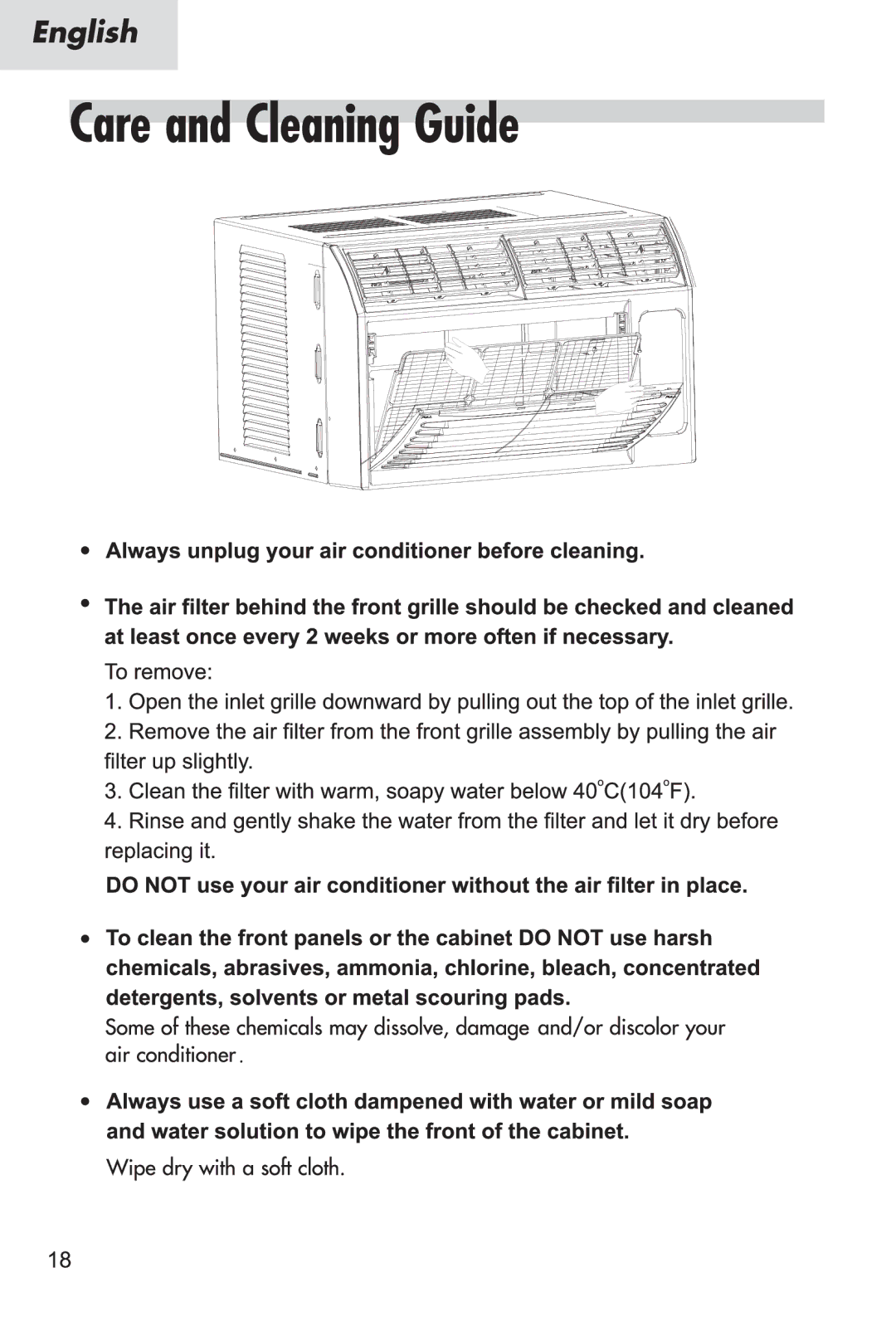 Haier HWR08XC7, ESA3067, ESA3087 manual 