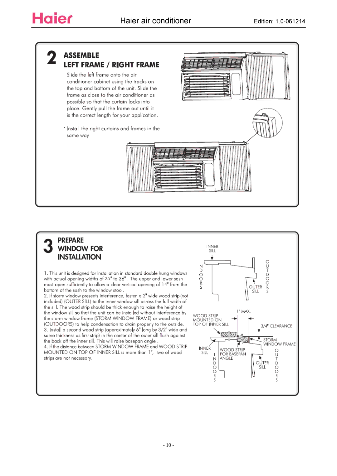 Haier ESA3087 service manual Edition 