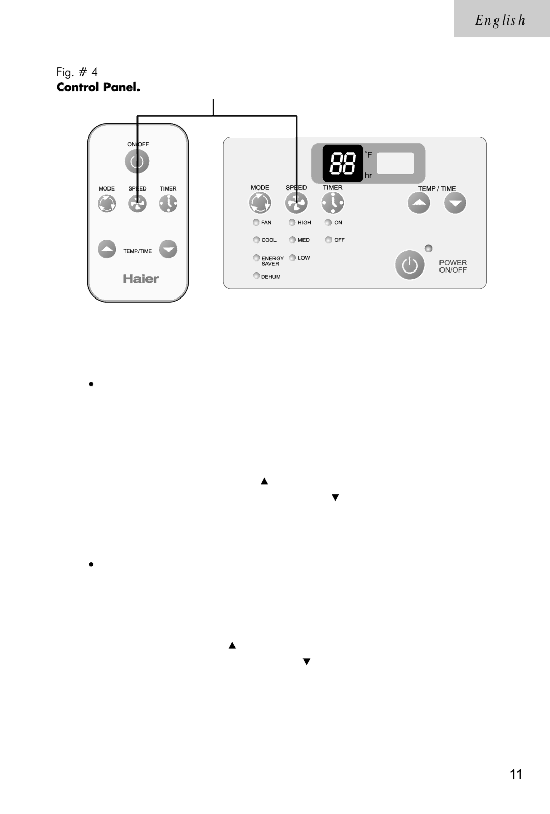 Haier ESA3105 manual English 