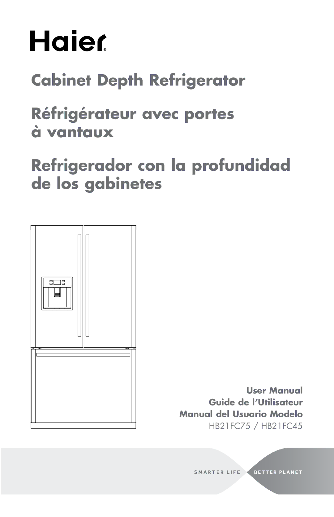 Haier HB21FC45, HB21FC75 user manual 