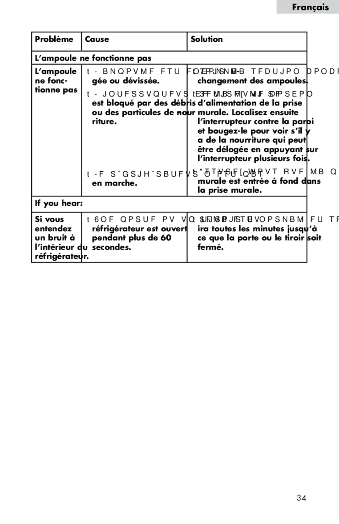 Haier HB21FC75, HB21FC45 user manual Français 