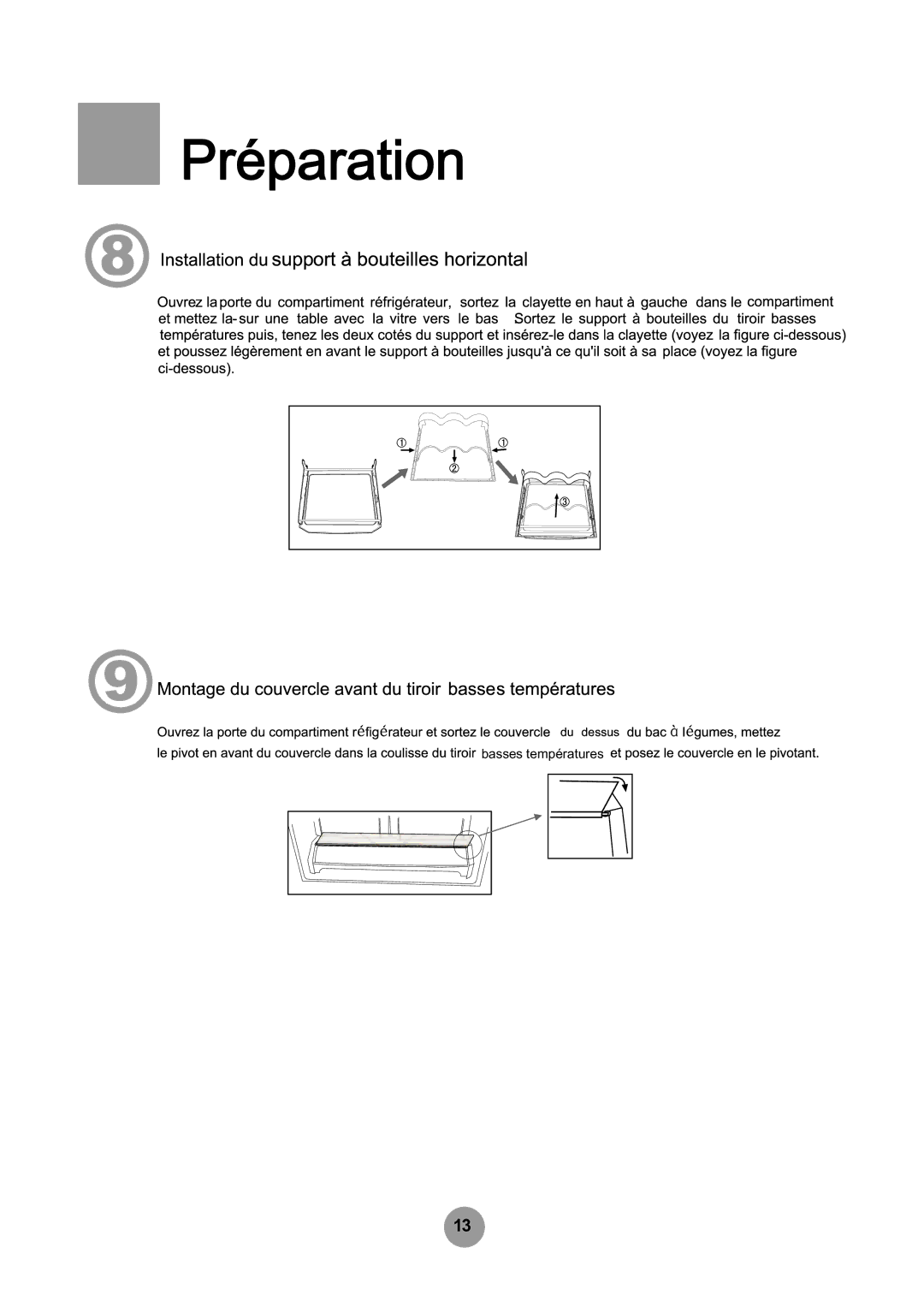 Haier HB21TNN manual Basses températures 