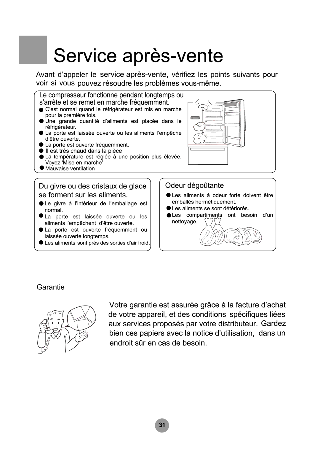 Haier HB21TNN manual Garantie 