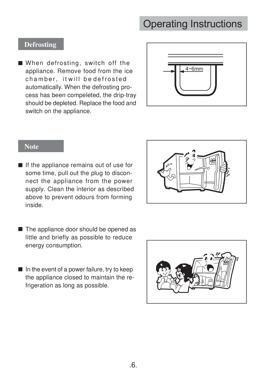 Haier HBF130S operation manual Defrosting 